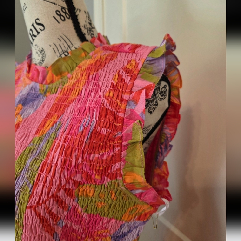 Tropical Maxi Dress By J. Marie-NWT - Picture 3 of 8